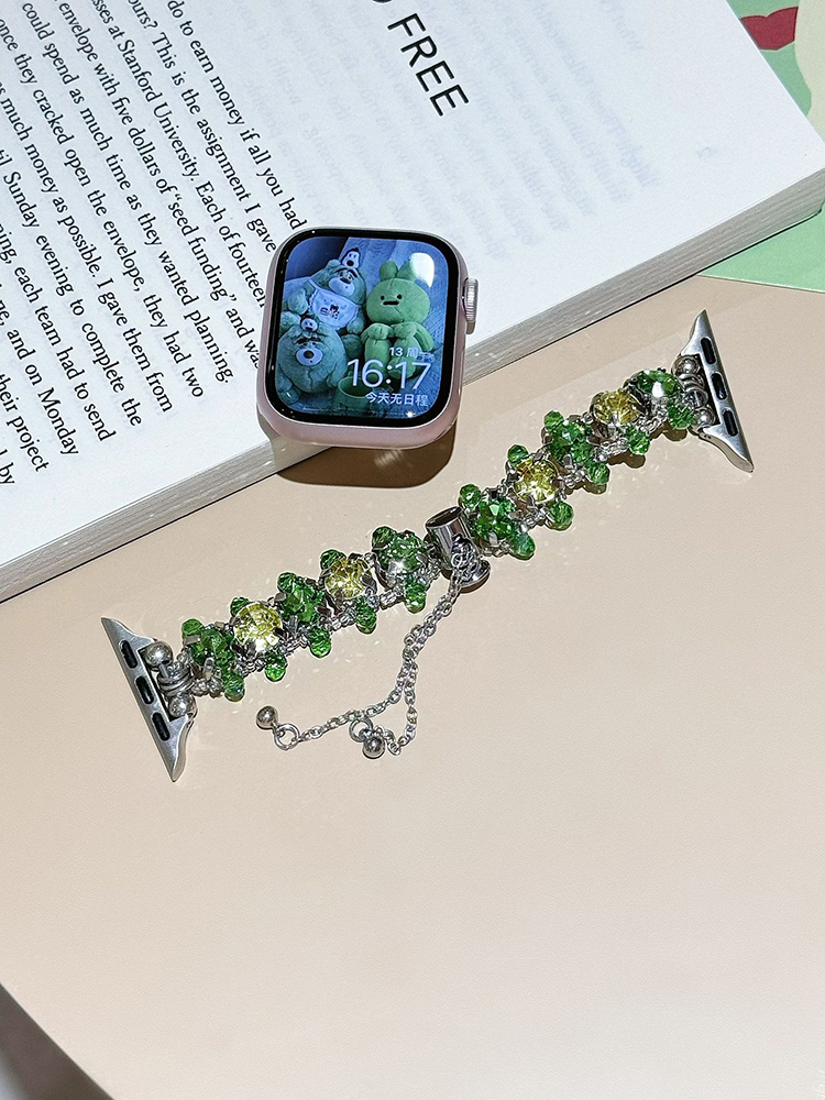 Weaving Zircon Chain Stainless Steel Band-Tatan Band