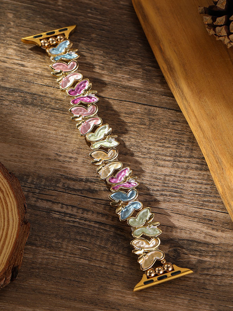 Butterfly Stitching Stainless Steel Band