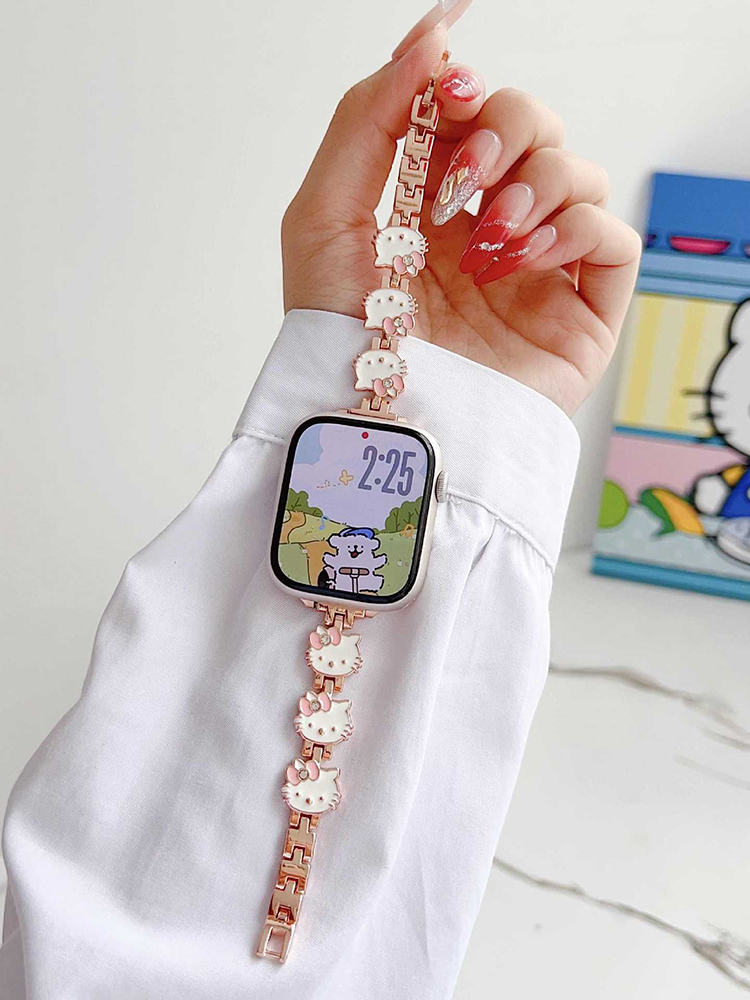Cute Kitty Metal Band for Apple Watch