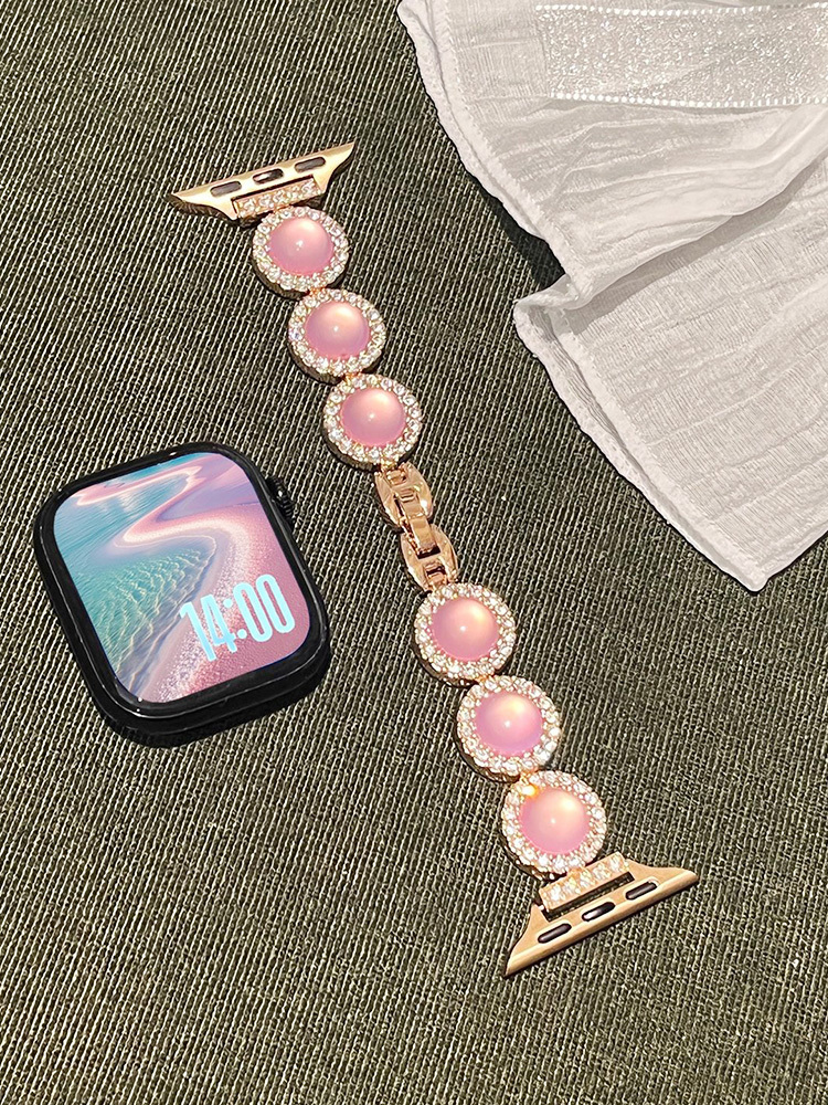 Cat's eye Diamond Metal Band for Apple Watch