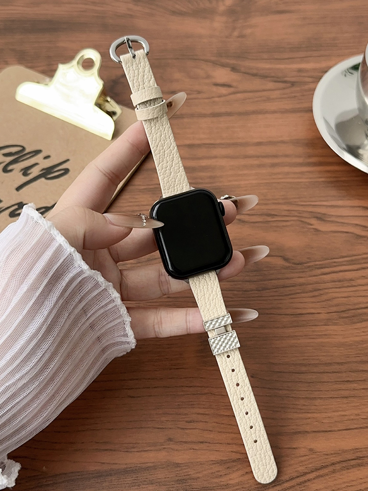 Perfume Bottle Embellished Leather Band