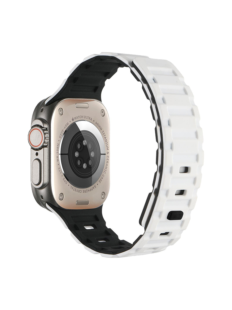 Double-sided Color Magnetic Silicone Apple Watch Band - Tatanband