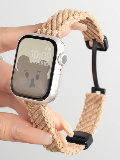 Magnetic Buckle Corduroy Band