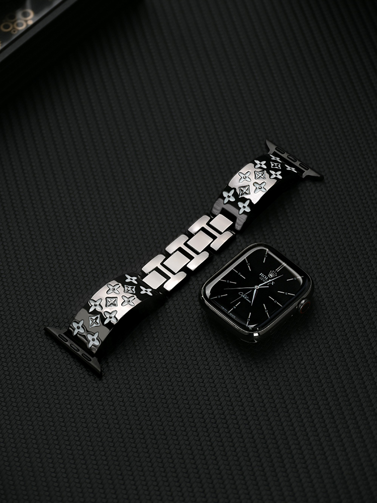 Retro Pattern Bracelet Stainless Steel Band for Man