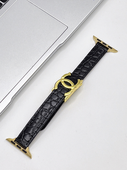 Double C Magnetic Magnetic Leather Band