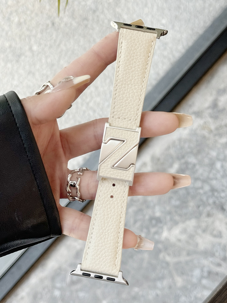 Z Letter Magnetic Leather Apple Watch Band - Tatanband