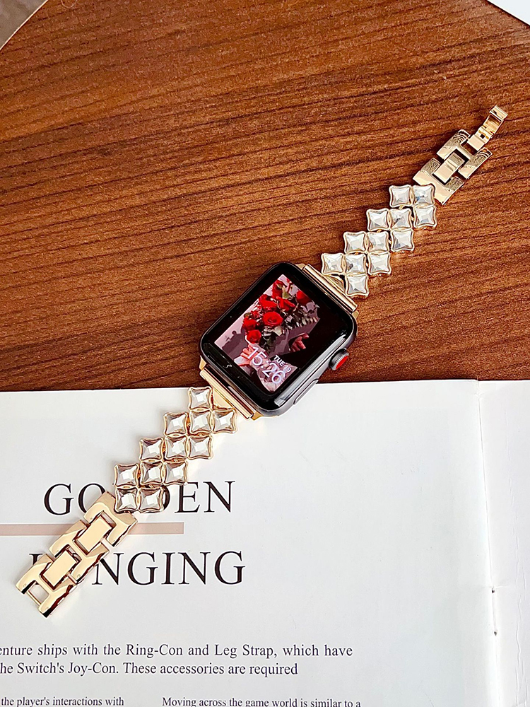 Star Zircon Stainless Steel Band