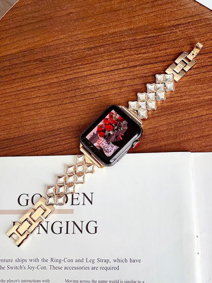 Star Zircon Stainless Steel Band