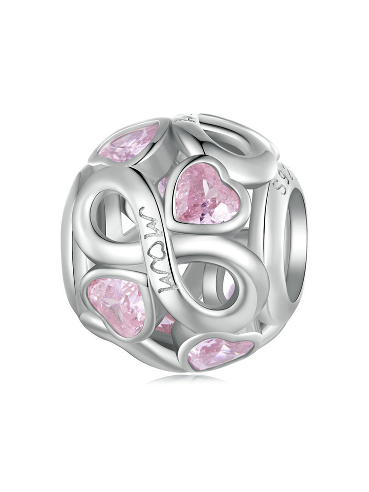 Pink MOM Series 925 Sterling Silver Beads