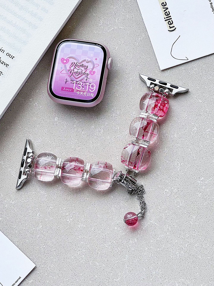 Watercolor Clear Chain Crystal Band