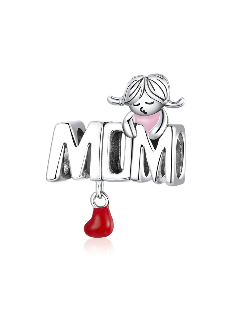 MOM Series 925 Sterling Silver Beads