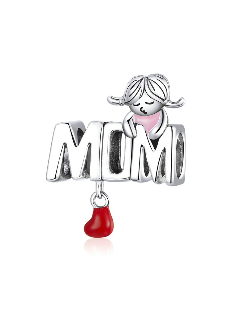 MOM Series 925 Sterling Silver Beads