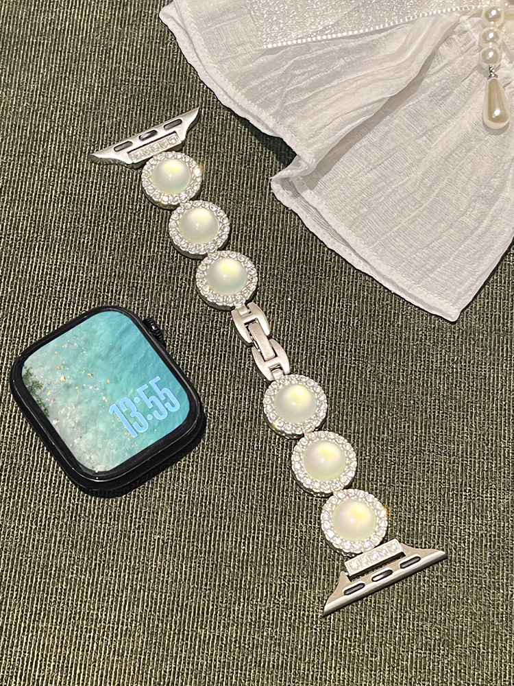 Cat's eye Diamond Metal Band for Apple Watch