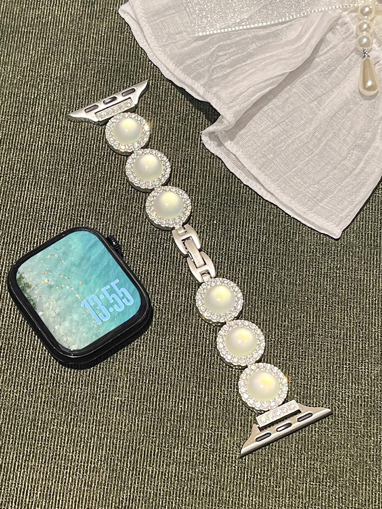 Cat's eye Diamond Metal Band for Apple Watch