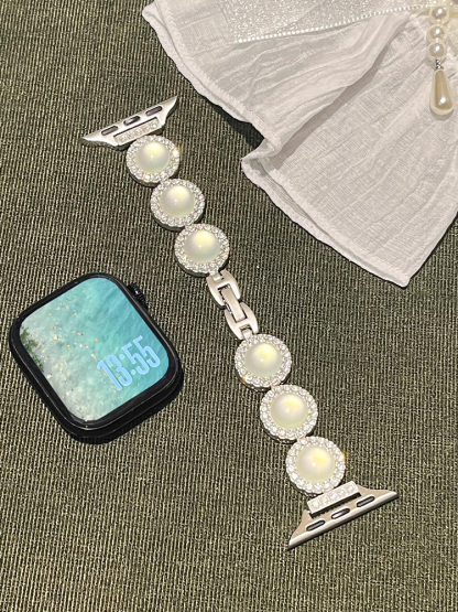 Cat's eye Diamond Metal Band for Apple Watch