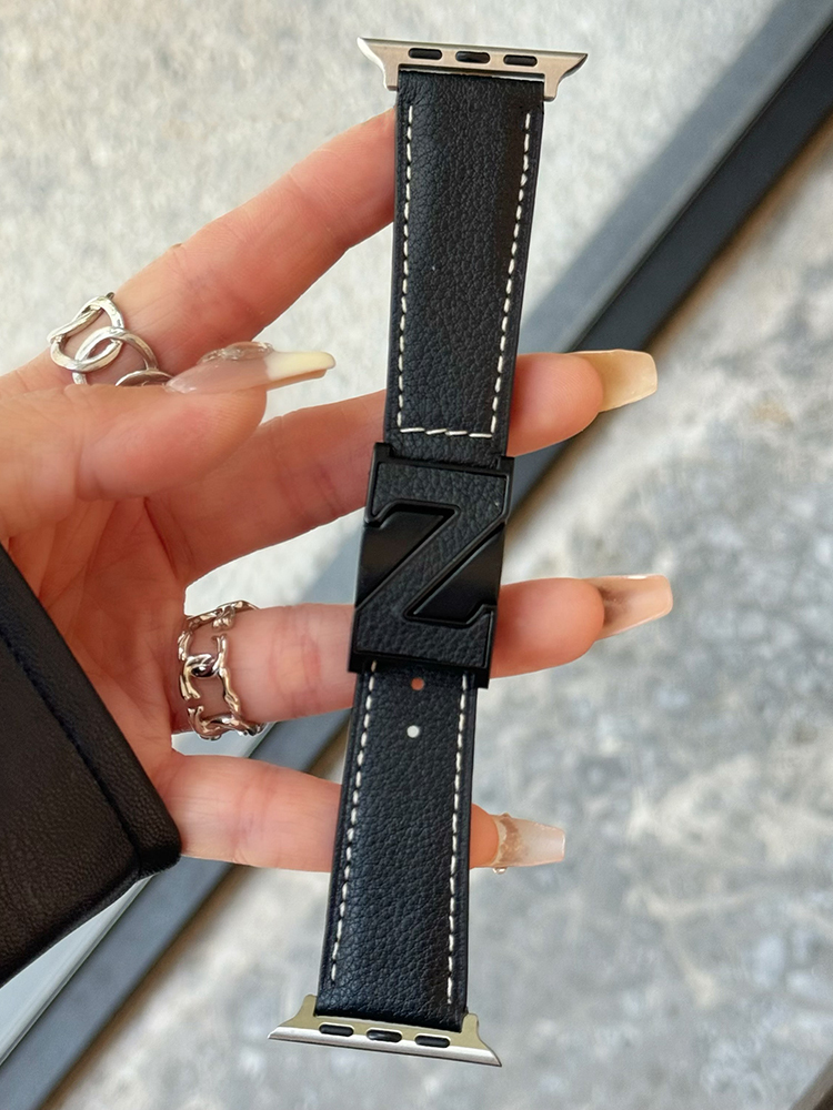 Z Letter Magnetic Leather Band