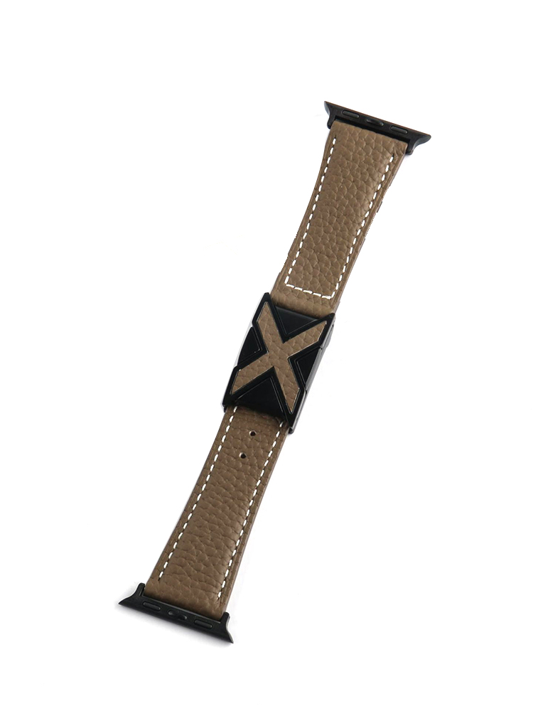 X Letter Magnetic Leather Apple Watch Band - Tatanband
