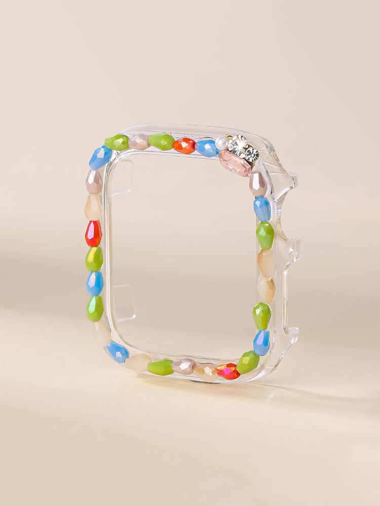 Painted Zircon Handmade PVC Protective Case