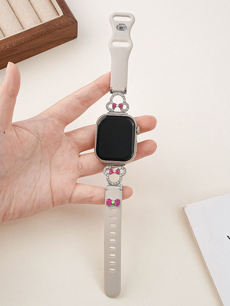 Minnie Bow Silicone Band