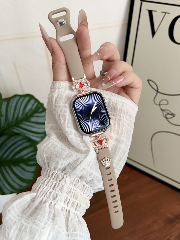 Queen Crown Silicone Band