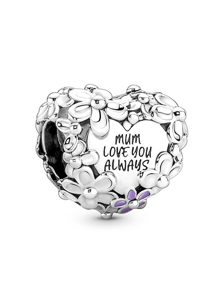 Purple Series Style Alloy Beads