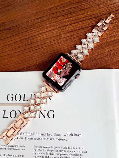 Star Zircon Stainless Steel Band