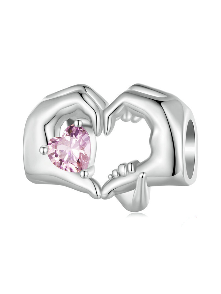 Pink MOM Series 925 Sterling Silver Beads