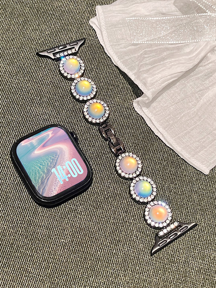 Cat's eye Diamond Metal Band for Apple Watch