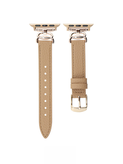 Crab Buckle Leather Band for Apple Watch