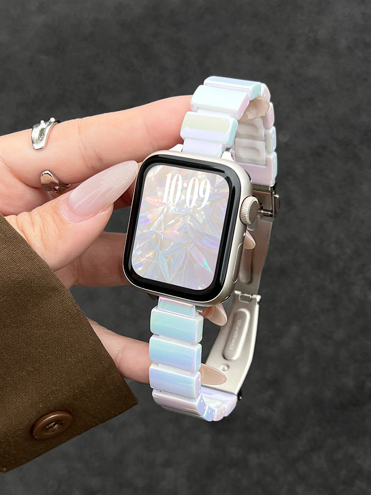 Iridescent Laser Acrylic Band for Apple Watch