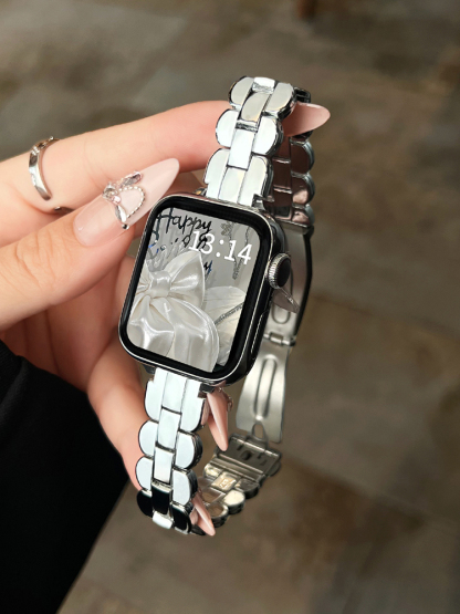 Laser Wave Edge Resin Band