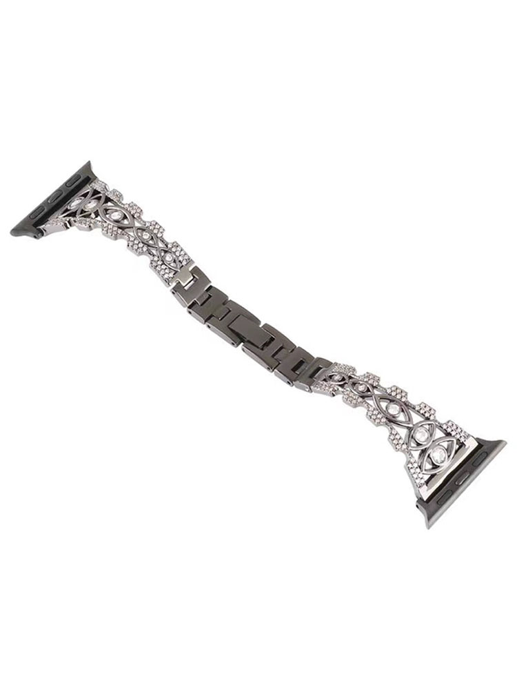 Eye Hollow Diamond Metal Apple Watch Band - Tatanband