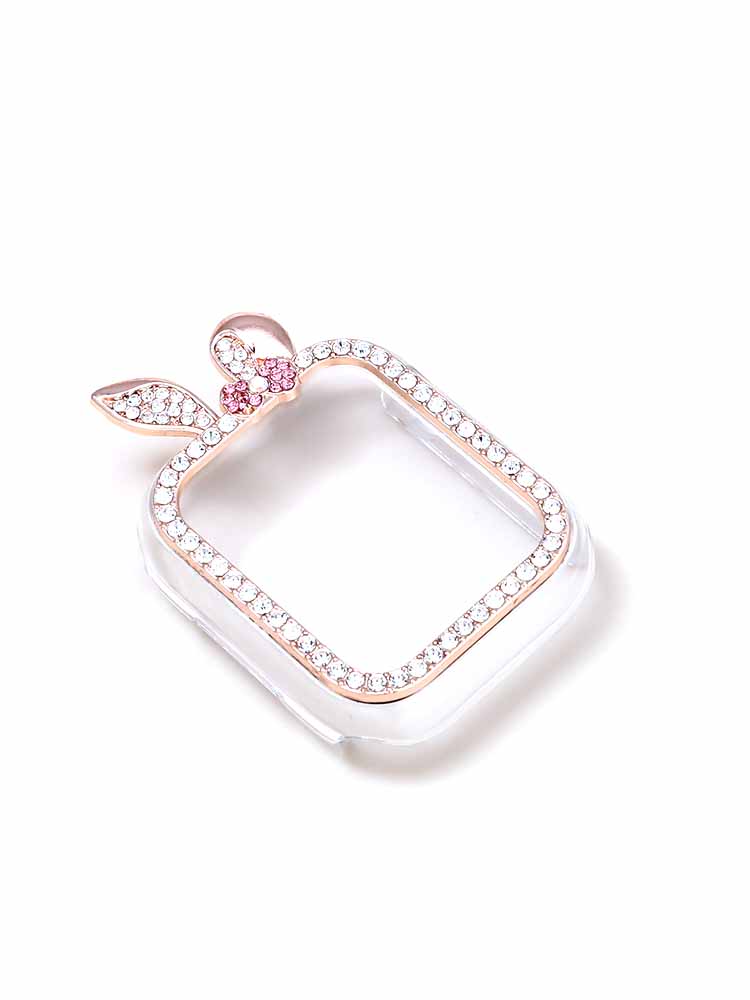 Diamond-encrusted Rabbit PVC Protective Case