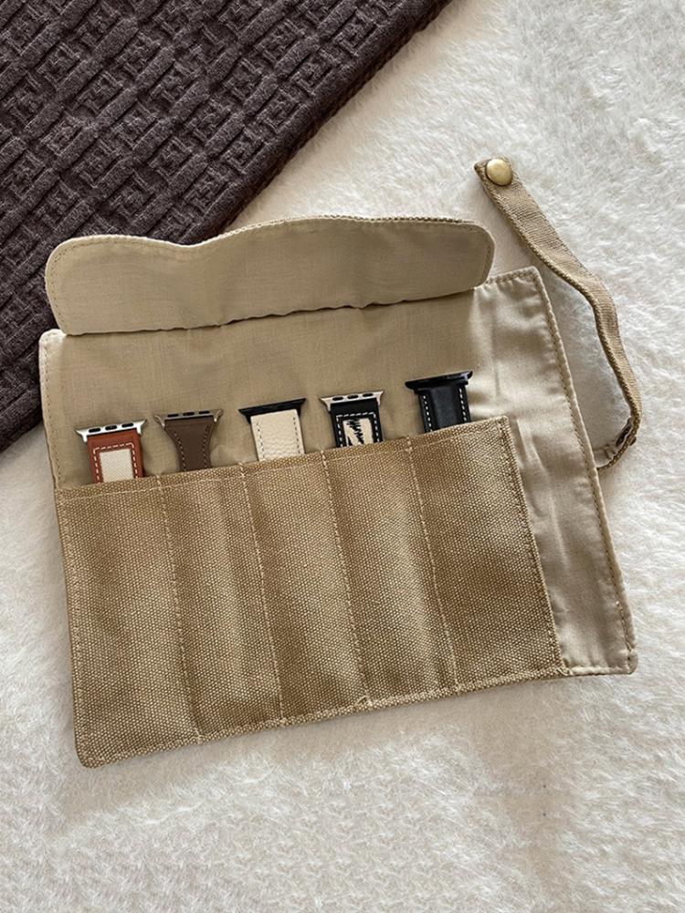 Nylon Canvas Watch Band Storage Bag