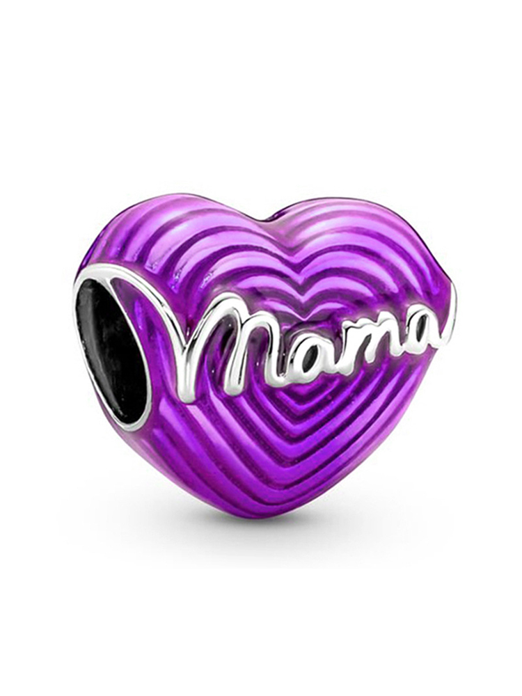 Purple Series Style Alloy Beads