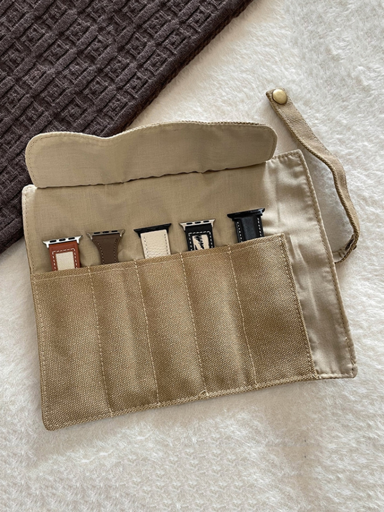 Nylon Canvas Watch Band Storage Bag