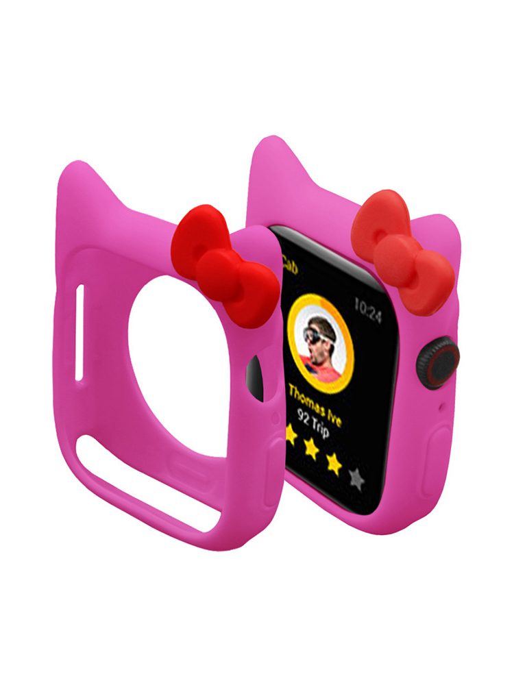 Kitty Color Silicone Apple Watch Protective Case - Tatanband