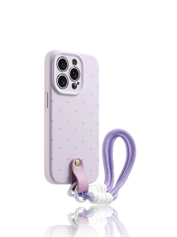 Love Candy Color Wrist Strap Case