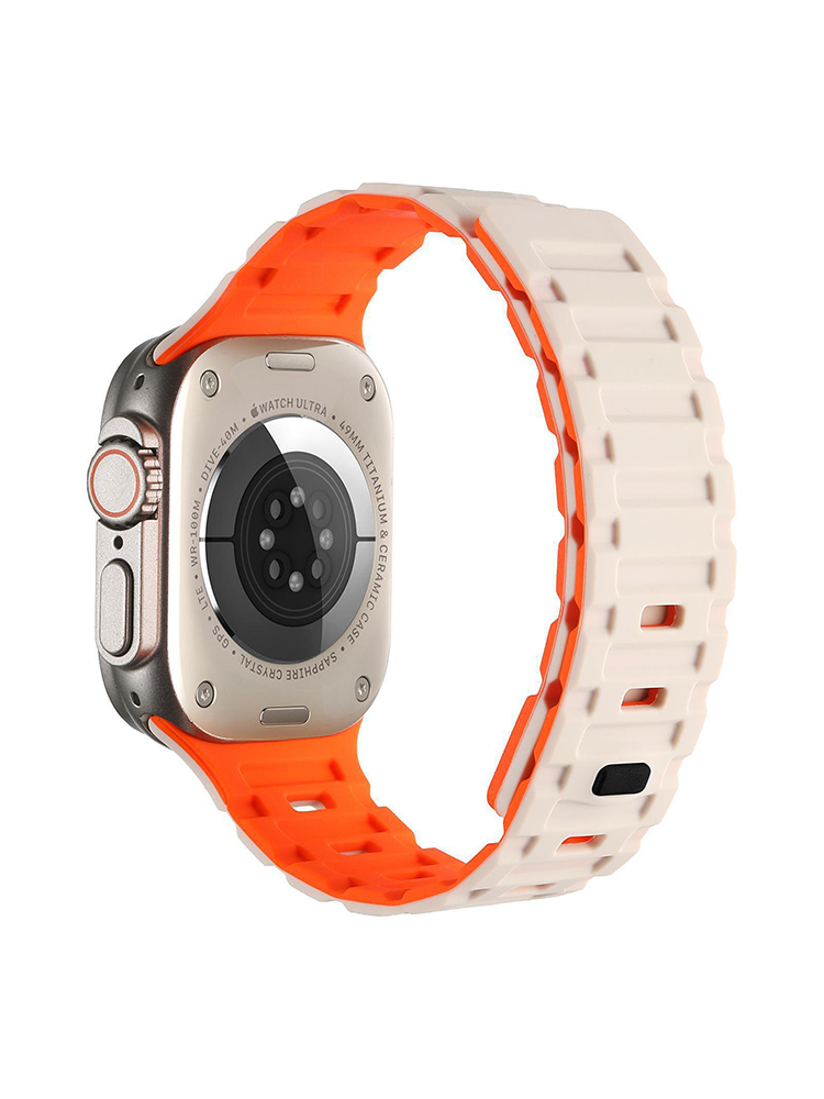 Double-sided Color Magnetic Silicone Apple Watch Band - Tatanband