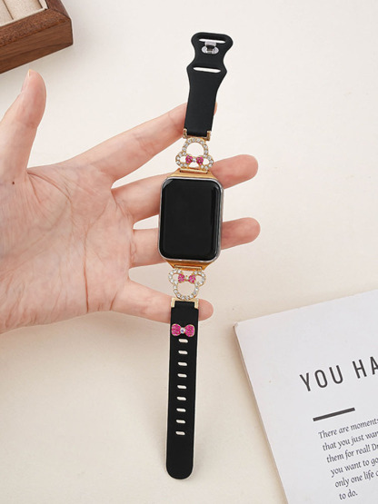 Minnie Bow Silicone Band