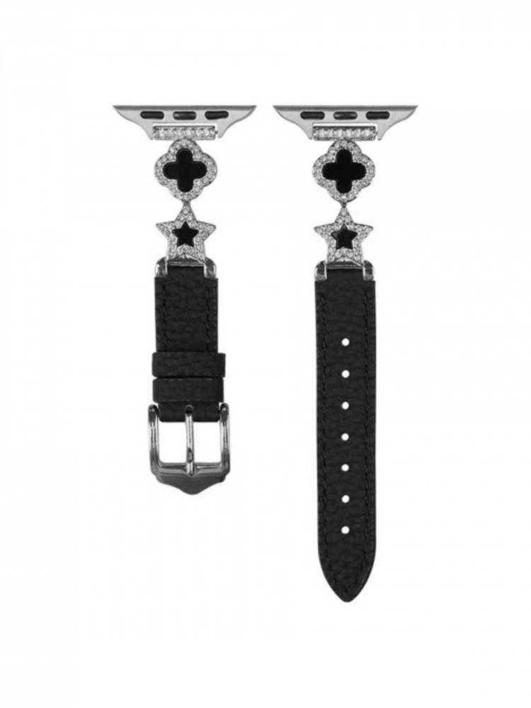 Lucky Clover and Star Leather Band for Apple Watch - Tatanband