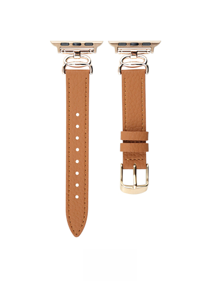 Crab Buckle Leather Band for Apple Watch