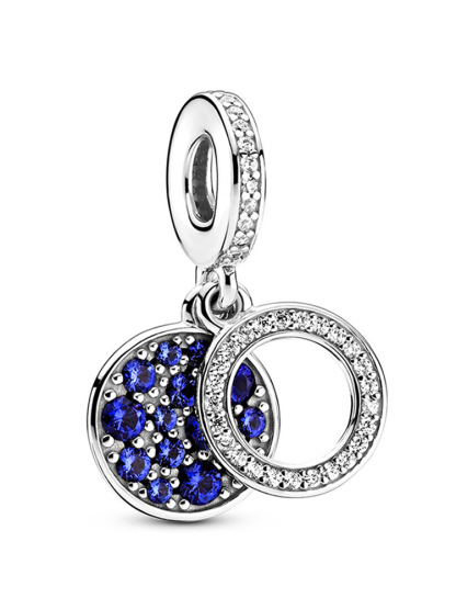 Blue Series C Style Alloy Beads