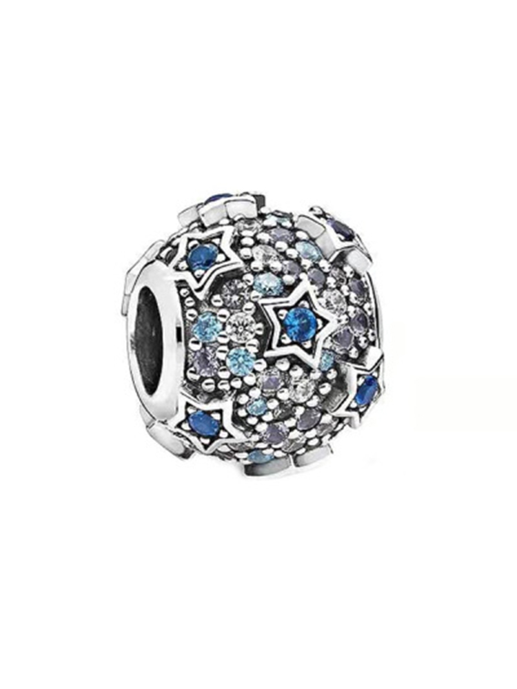 Blue Starry Sky Series Alloy Beads