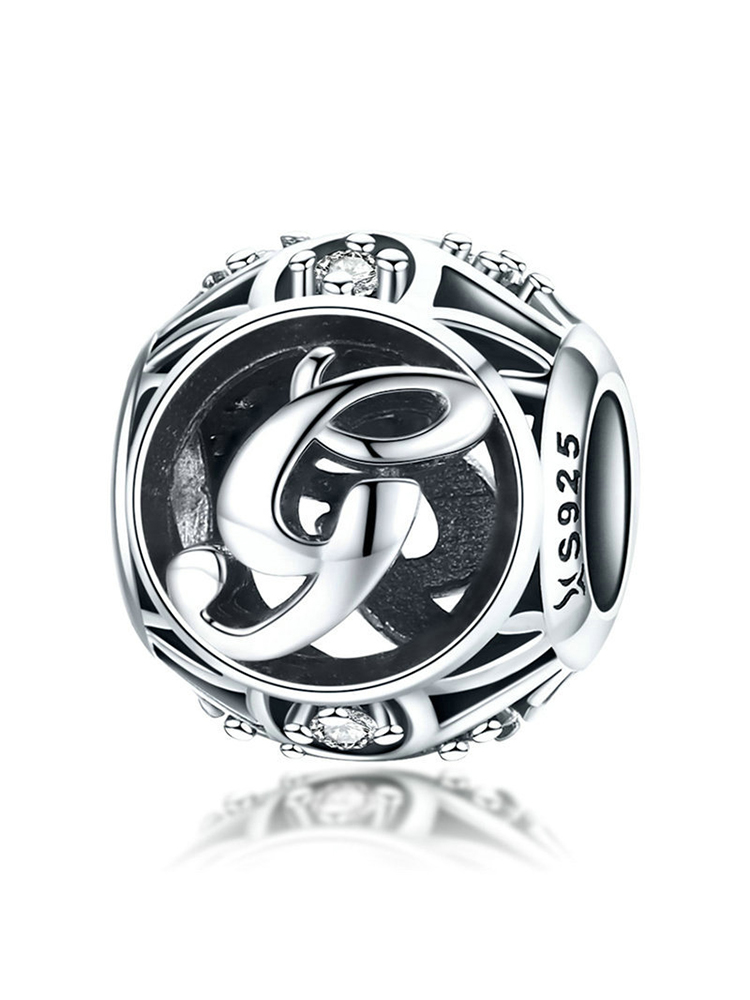 26 Letters 925 Sterling Silver Beads - Tatanband