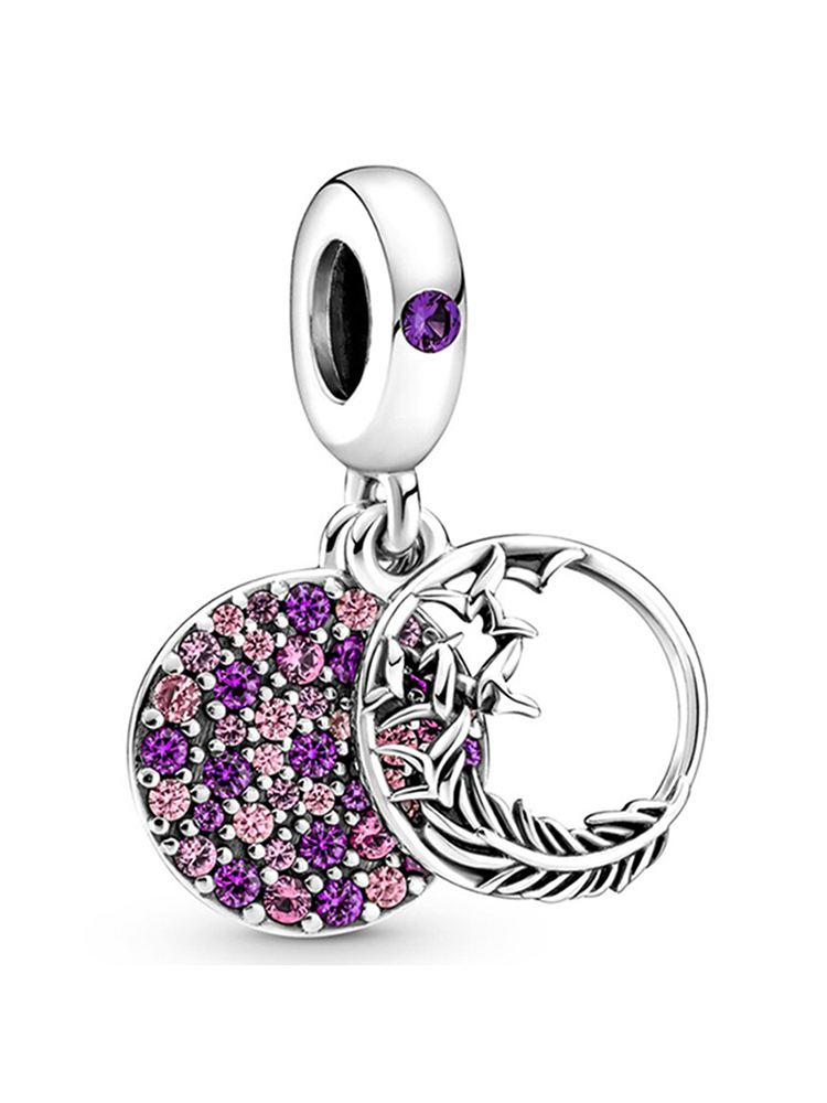 Purple Series Style Alloy Beads