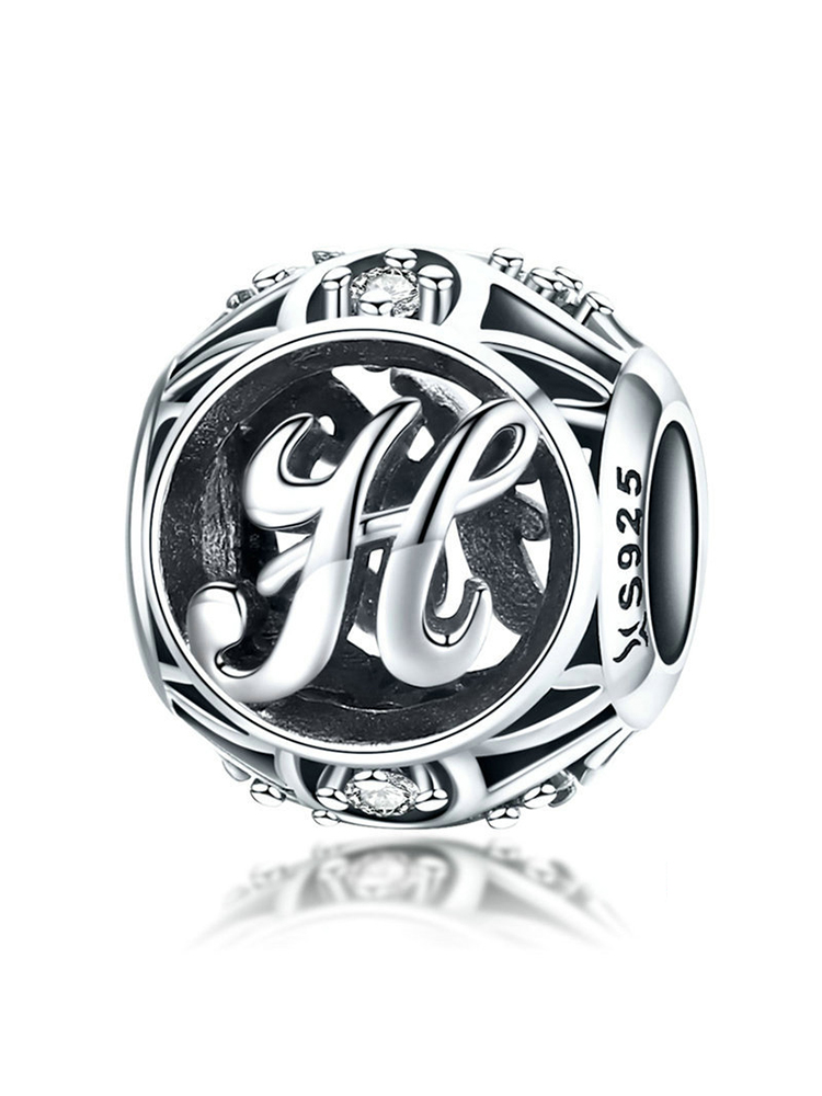 26 Letters 925 Sterling Silver Beads - Tatanband