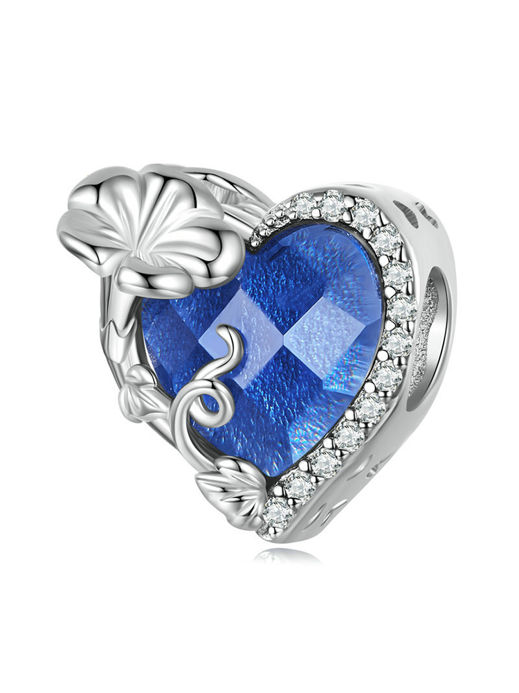 Birthday Flowers and Love Birthstones Birthstone 925 Sterling Silver B