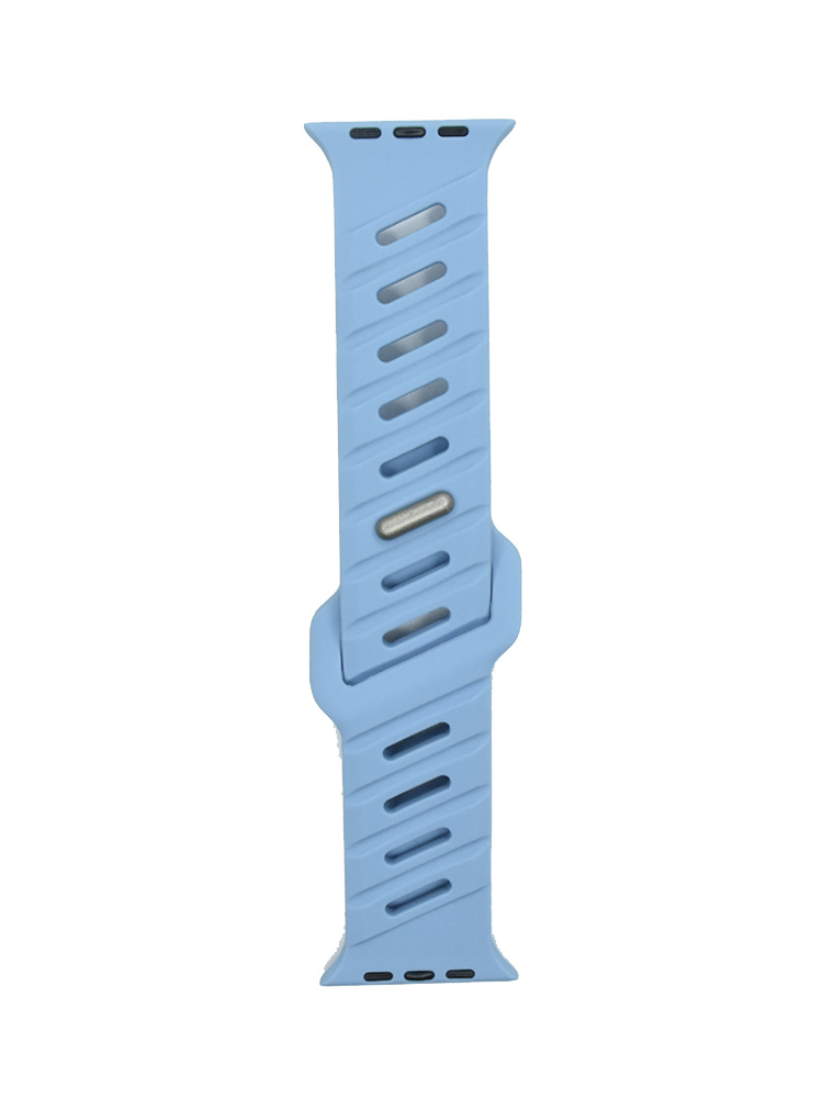 Slanted Hole Breathable Sports Silicone Band