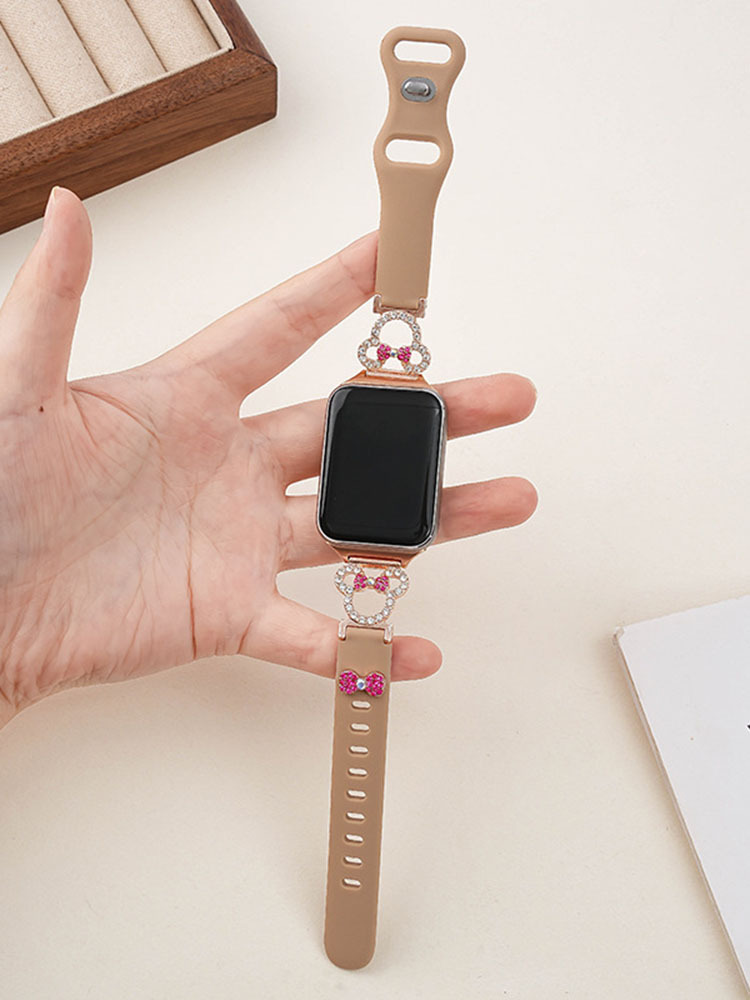 Minnie Bow Silicone Band